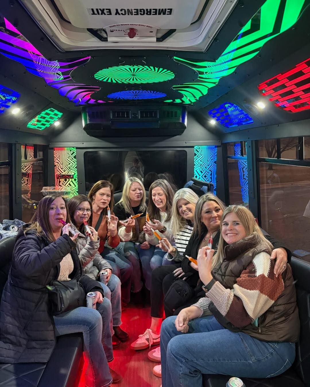 Bar crawl party bus transportation in Michiana