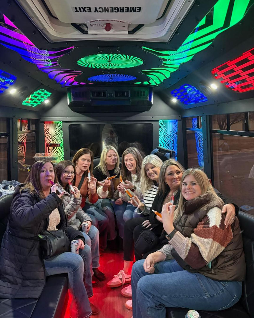 Bar crawl party bus in Michiana